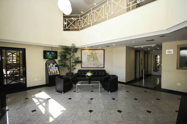 Imagem Flat disponível para venda no Hotel Bienal Suítes, com 28m², 1 dormitório e 1 vaga de garagem!