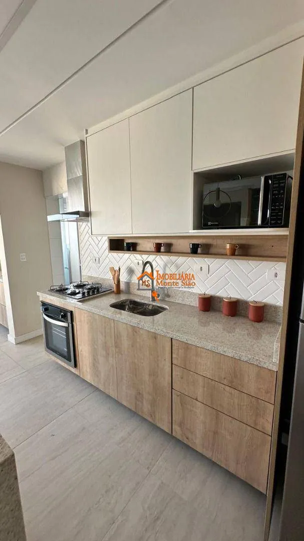 Imagem Apartamento Alto Padrão Village Residence | Mobiliado | Andar Alto | Varanda Gourmet | 3 Vagas | Guarulhos