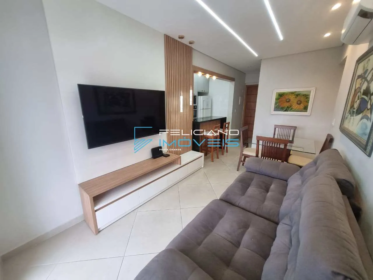 Imagem Apartamento com 2 quartos, Ocian, Praia Grande - R$ 635 mil, Cod: 7287