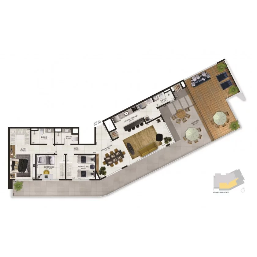 Imagem Apartamento 2 quartos para venda no bairro Beira Mar em Torres