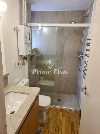 Imagem Flat disponível para venda no Alameda Apart Hotel no Jardim Paulista, com 43m², 1 dormitório e 1 vaga
