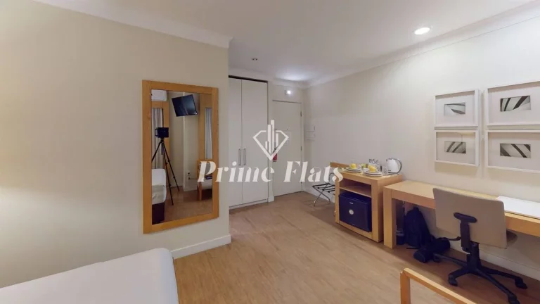 Imagem Flat disponível para locação no Suites Congonhas by Atlantica, com 29m², 1 dormitório e 1 vaga de garagem
