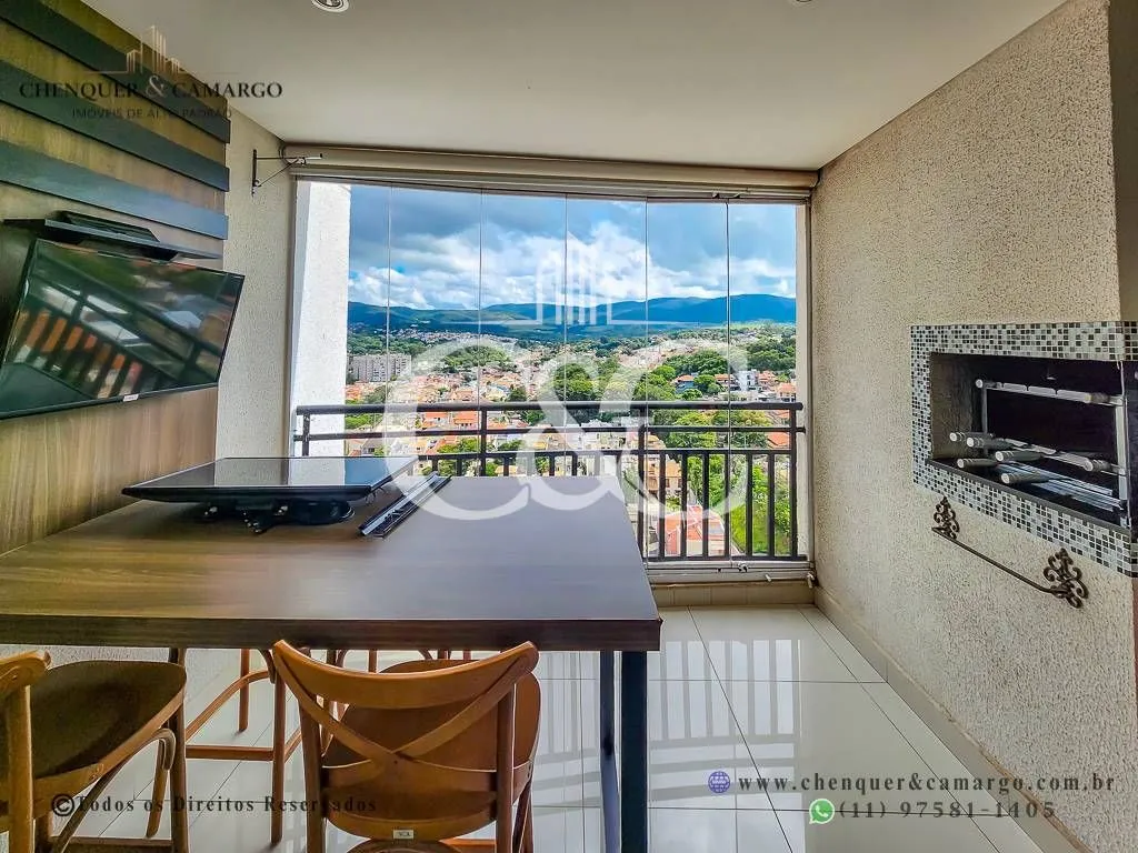 Imagem Apartamento para Alugar no Terraços da Serra Jundiaí, 108M², Mobiliado e Vista Serra do Japi