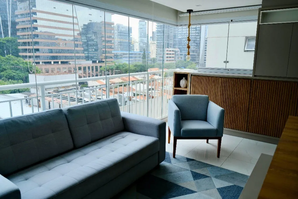 Foto do imóvel Apartamento à venda na Vila Nova Conceição, 1 quarto, 1 suíte, 1 vaga, 54m² - Condomínio Horizonte JK Vila Olímpia SP