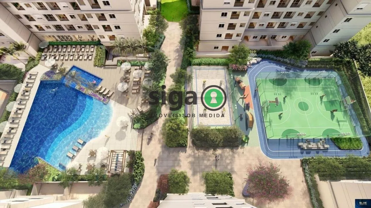 Foto do imóvel Blue Home Resort,apartamento de 38m² com lazer completo e sofisticação