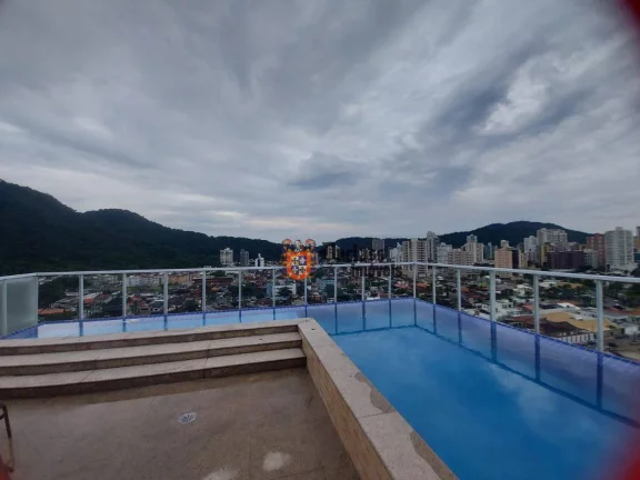 Imagem Apartamento com 2 dormitórios à venda, 60 m² por R$ 485.000 - Canto do Forte - Praia Grande/SP