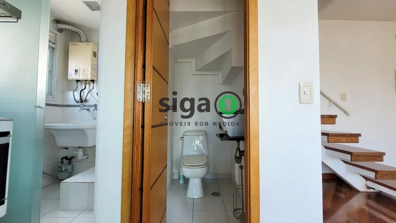 Imagem Apartamento Duplex em Moema - 60m², 2 quartos e 2 vagas á Venda.