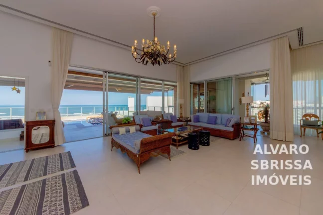 Imagem Apartamento Cobertura Penthouse pé na areia, 9 suites, 9 vagas cobertas, 696m², Riviera de São Lourenço em Bertioga SP.
