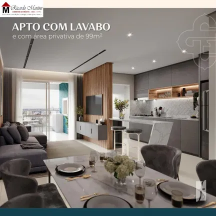 Foto do imóvel Apartamento com 3 Quartos à Venda, 98 m² em Santa Bárbara - Criciúma
