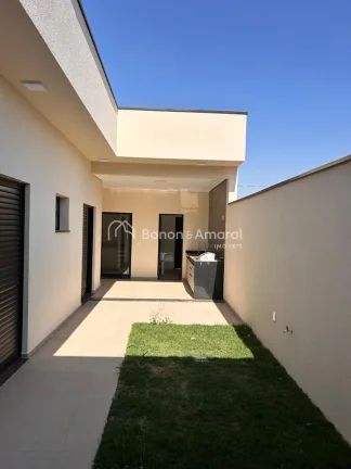 Imagem Casa térrea moderna à venda no Condomínio Terras da Estância, em Paulínia/SP, ideal para quem b...