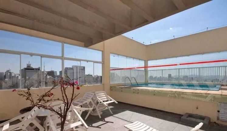 Imagem Flat disponível para venda no Residence Plaza Concorde, com 42m², 1 dormitório e 1 vaga