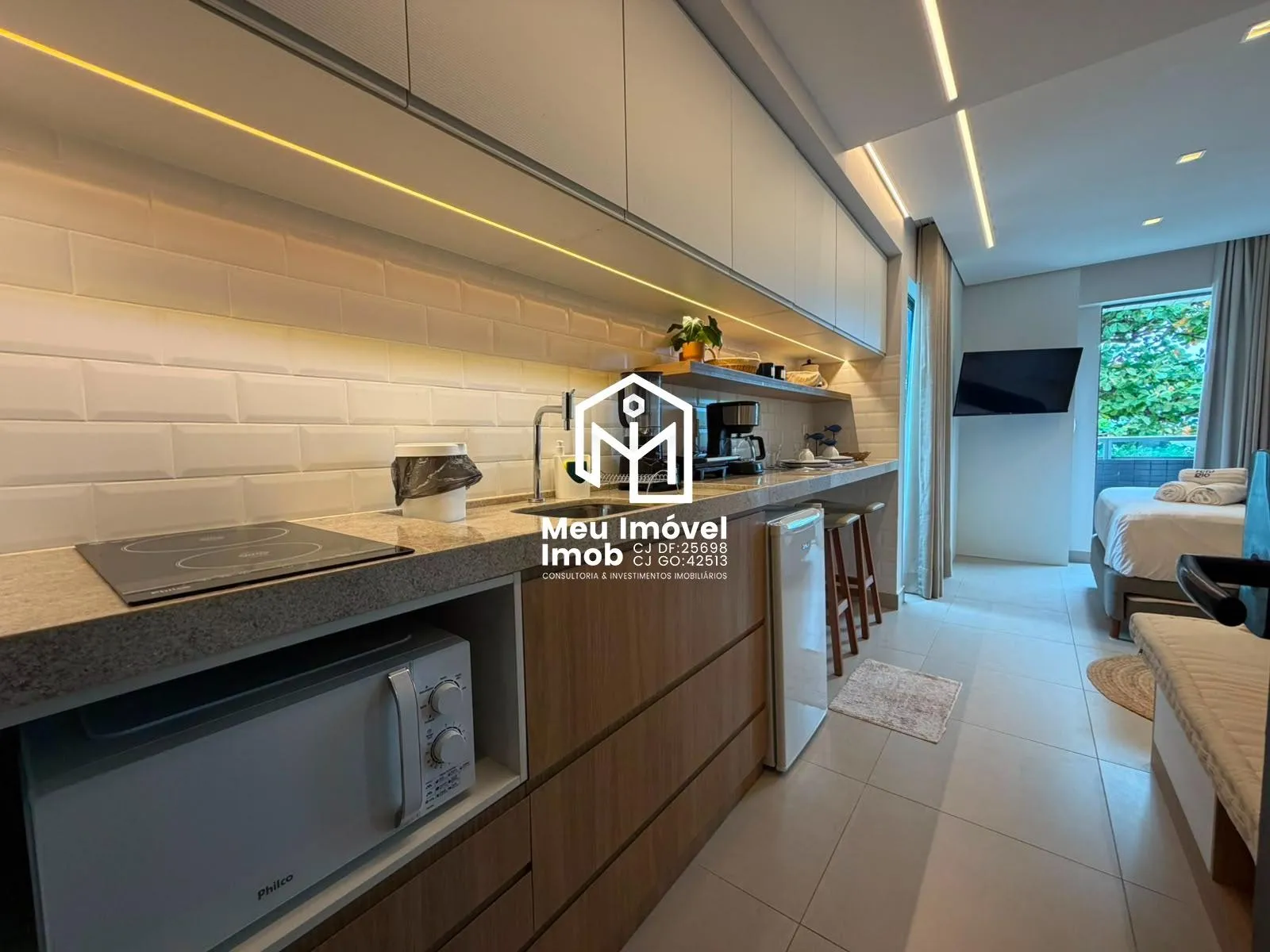 Imagem Way Bossa Flat 1 Quarto 1 Vaga 27m² Mobiliado João Pessoa/PB