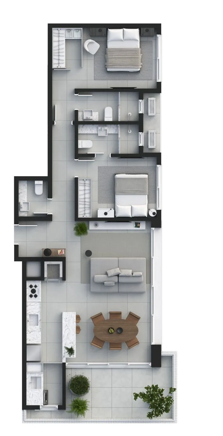 Imagem Apartamento à venda em Torres, Centro, com 3 quartos, 72.98m2