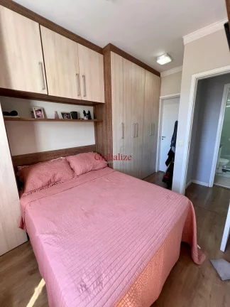 Imagem Apartamento 2 dormitórios, 1 suíte, no residencial Acquaplay todo planejado com 1 vaga de garagem demarcada no Marapé em Santos por R$ 599.000,00