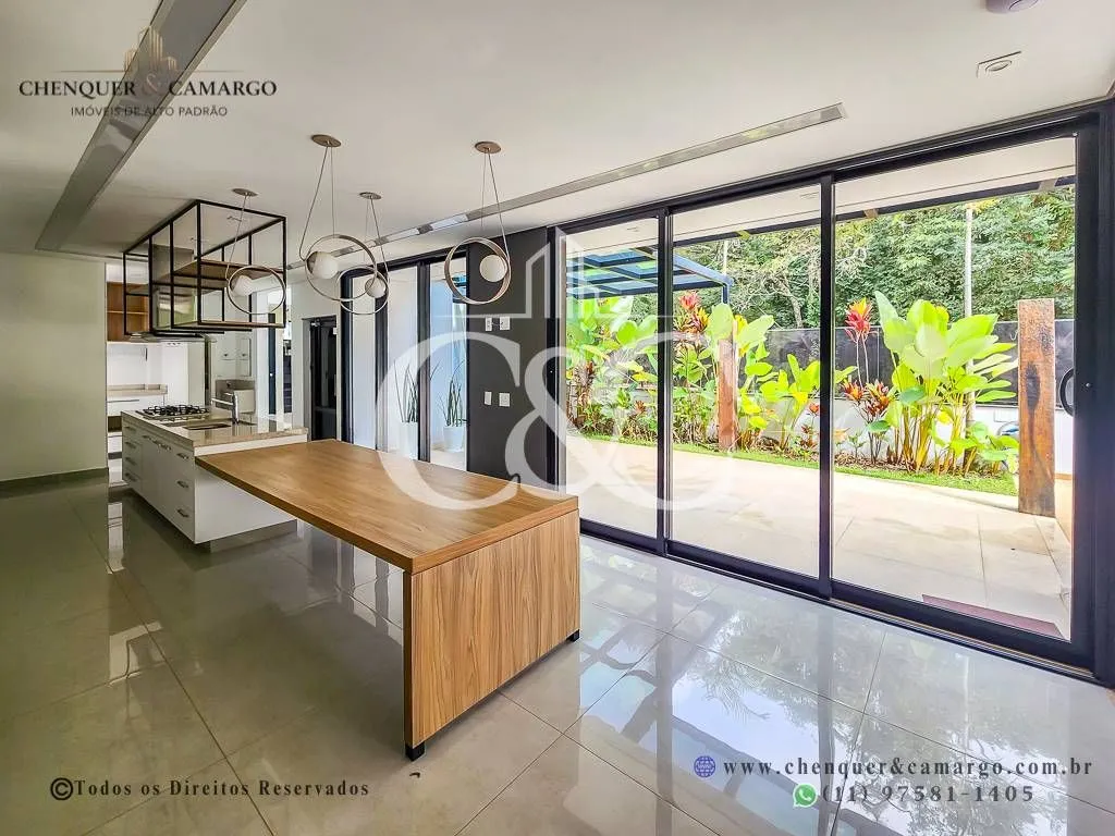 Imagem Casa à venda no Brisas da Mata Jundiaí, 283m², elevador, 3 suítes e piscina aquecida