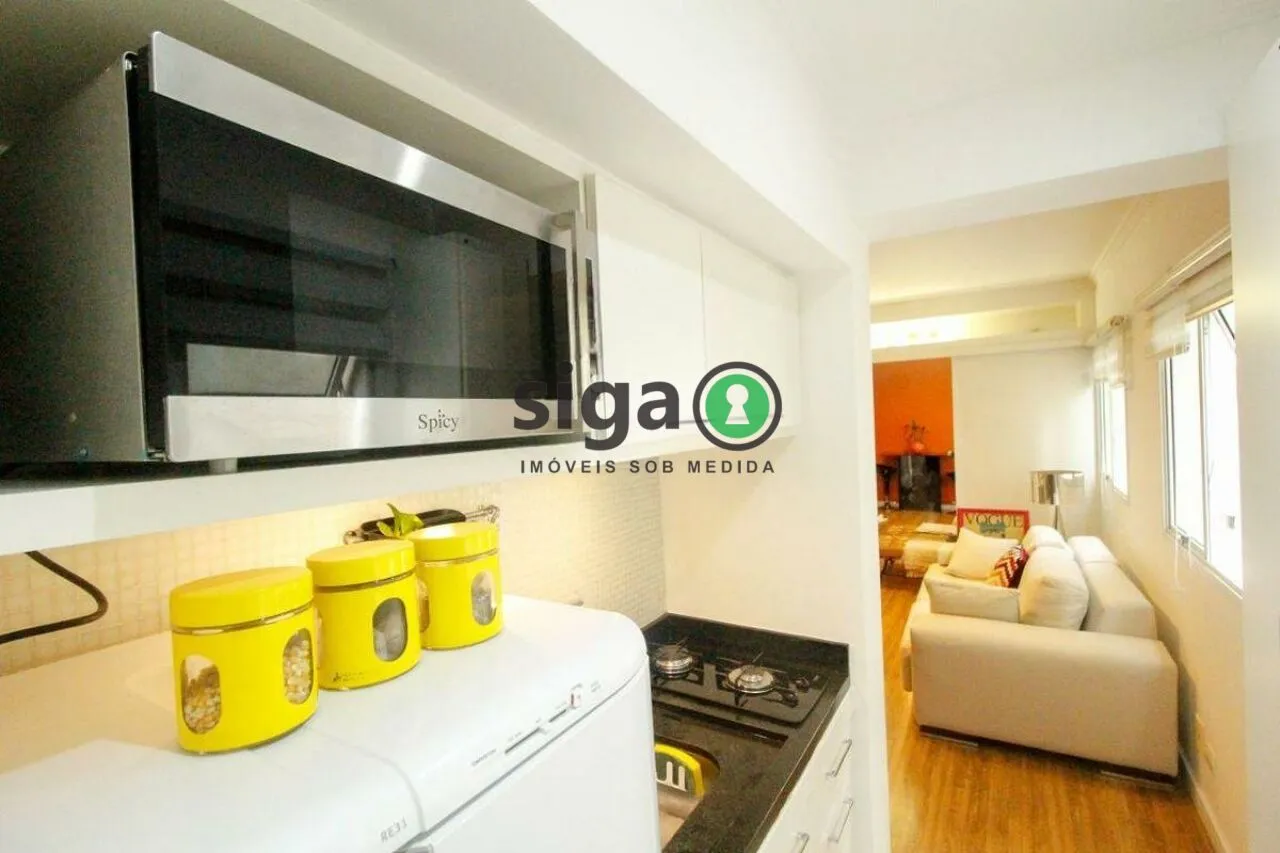 Imagem Apartamento na Vila Olímpia de 1 Quarto com 1 Vaga - 40m² à Venda.