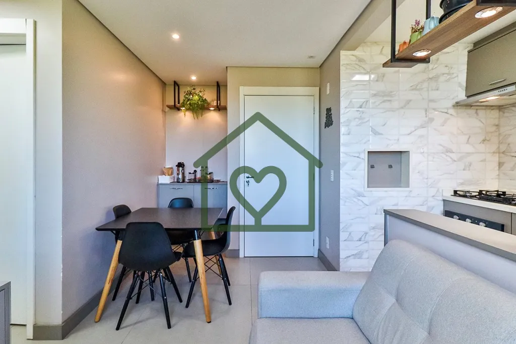 Imagem Excelente apartamento à venda no Vivaz Ecoville. 
Localizado na Alameda Três de Outubro, no bairro...