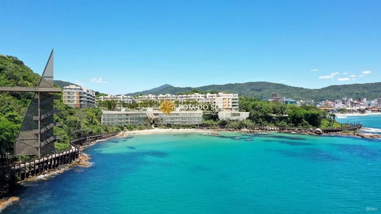 Imagem Porto Ribeiro Village Apartamento 3 suítes vista mar Bombinhas SC