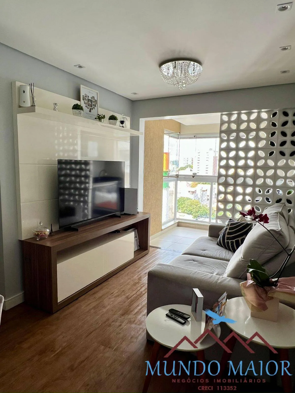 Imagem Apto Mobiliado no Parque das Nações: 57m², 1 Suíte, Varanda Envidraçada !!!
