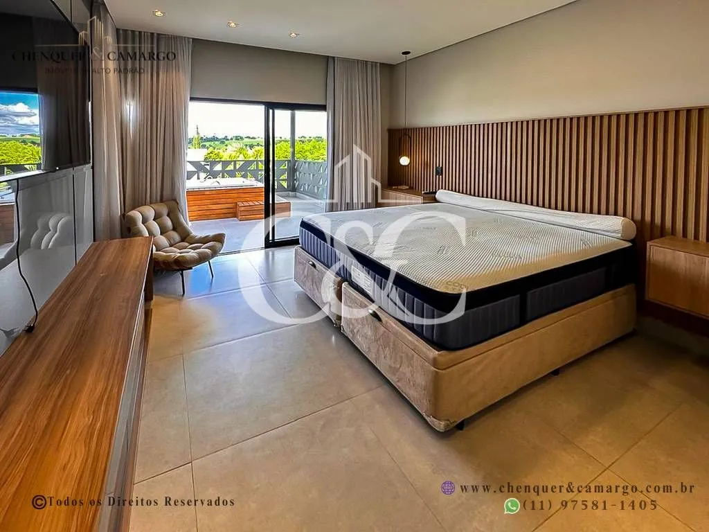 Imagem Casa Alto Padrão Mobiliada Reserva da Serra Jundiaí 4 Suítes Locação