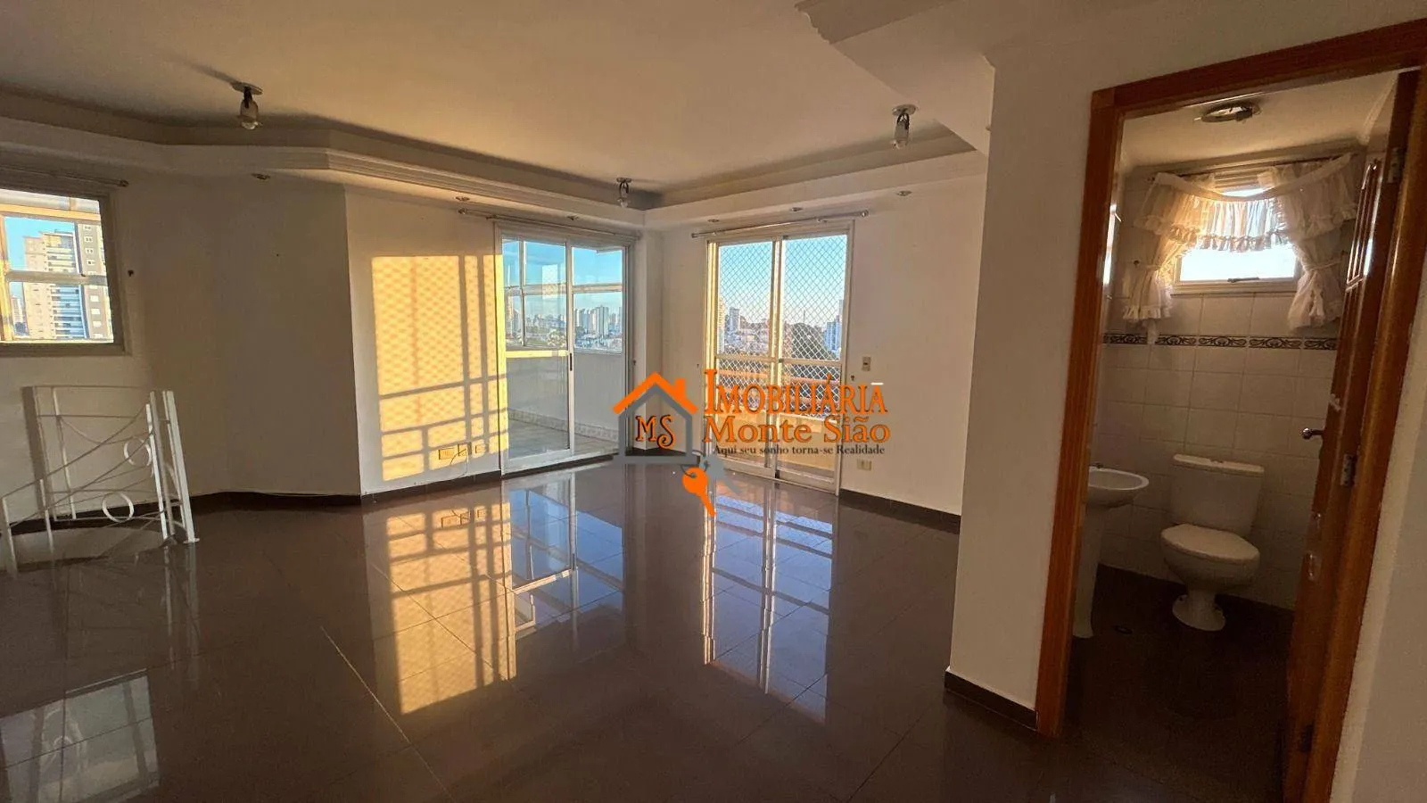 Imagem Cobertura com 3 dormitórios, 101 m² - venda por R$ 590.000,00 ou aluguel por R$ 5.066,00/mês - Santa Mena - Guarulhos/SP