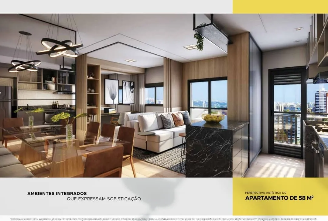 Imagem Apartamento à venda 2 Quartos, 1 Suite, 1 Vaga, 58.45M², Jardim Esplanada, São José dos Campos - SP | VISION COLINAS