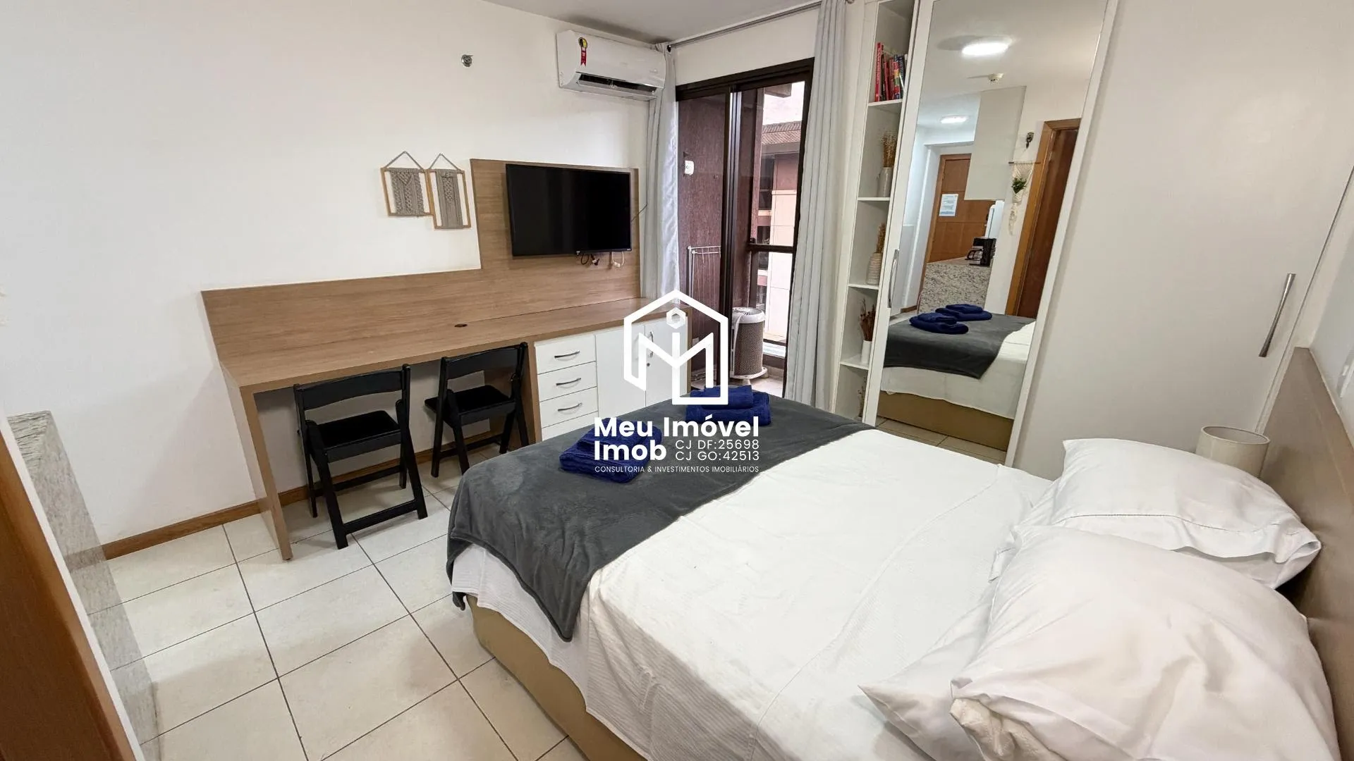 Foto do imóvel Apartamento Life Resort 1 Quarto Varanda Mobiliado Brasília