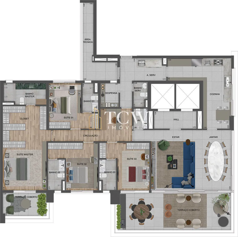 Imagem Apartamento à venda no bairro Moema - São Paulo/SP, Zona Sul