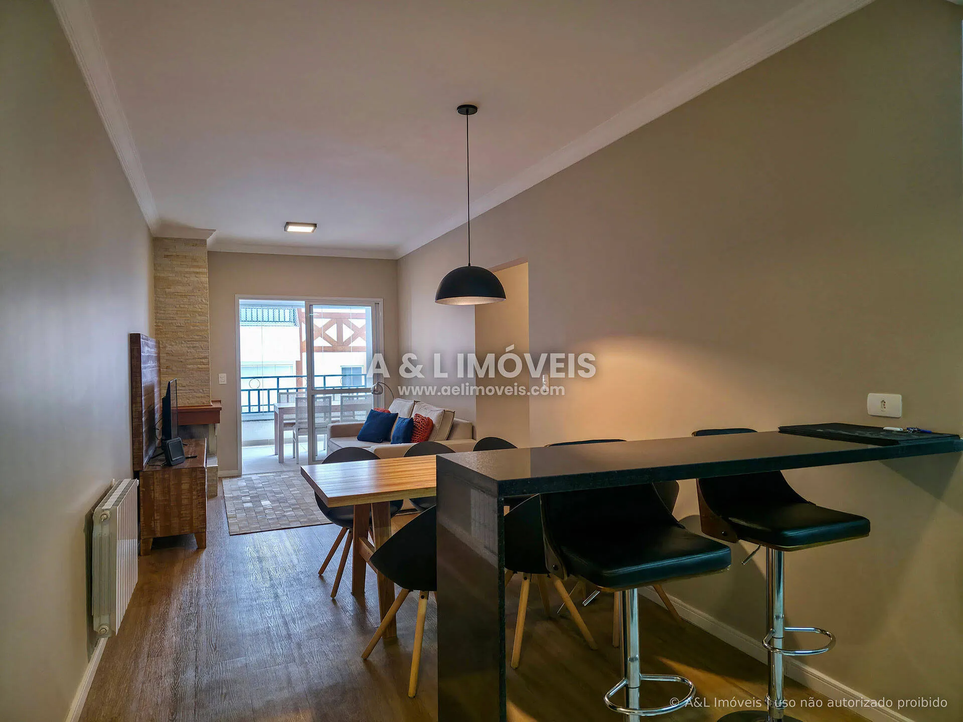 Imagem Apartamento 87,75 m² com Calefação - Vila Backer, Campos do Jordão