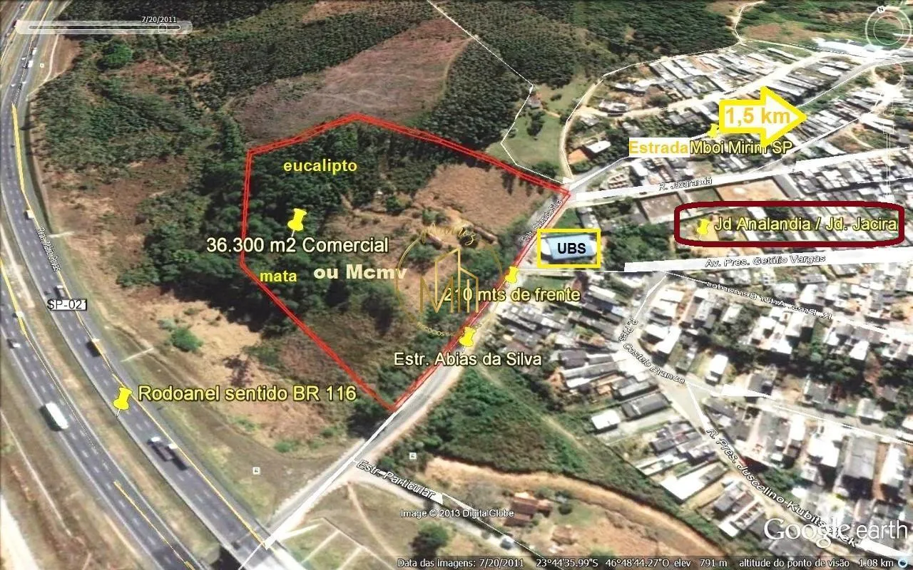 Imagem Terreno para Venda em Itapecerica da Serra, Jardim Analândia