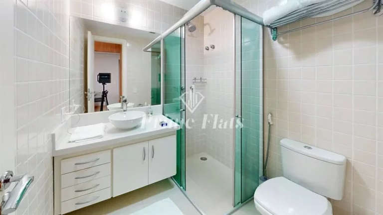 Imagem Flat disponível para locação no Aparthotel Adagio São Paulo Moema, com 54m², 2 dormitórios e 1 vaga