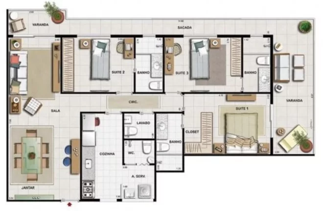 Imagem APARTAMENTO RESIDENCIAL em Rio de Janeiro - RJ, Recreio dos Bandeirantes