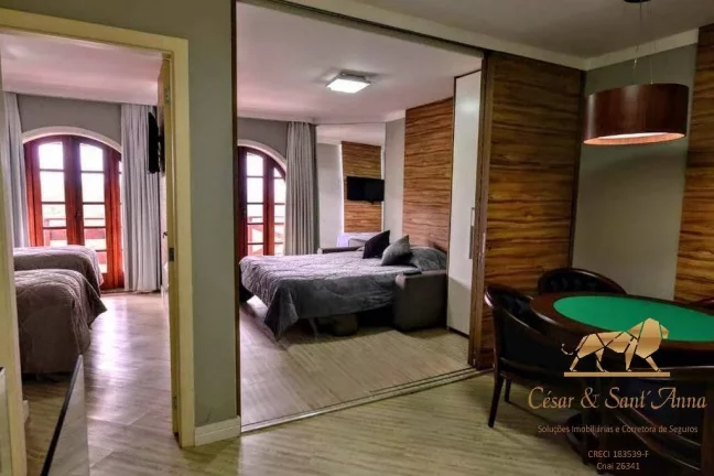 Imagem Apartamento mobiliado c/ 3 dormitórios finamente decorado à venda