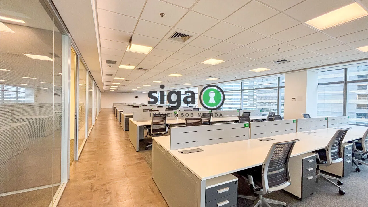 Imagem Laje Corporativa Mobiliada AAA | 1.473 m² | Alto Padrão