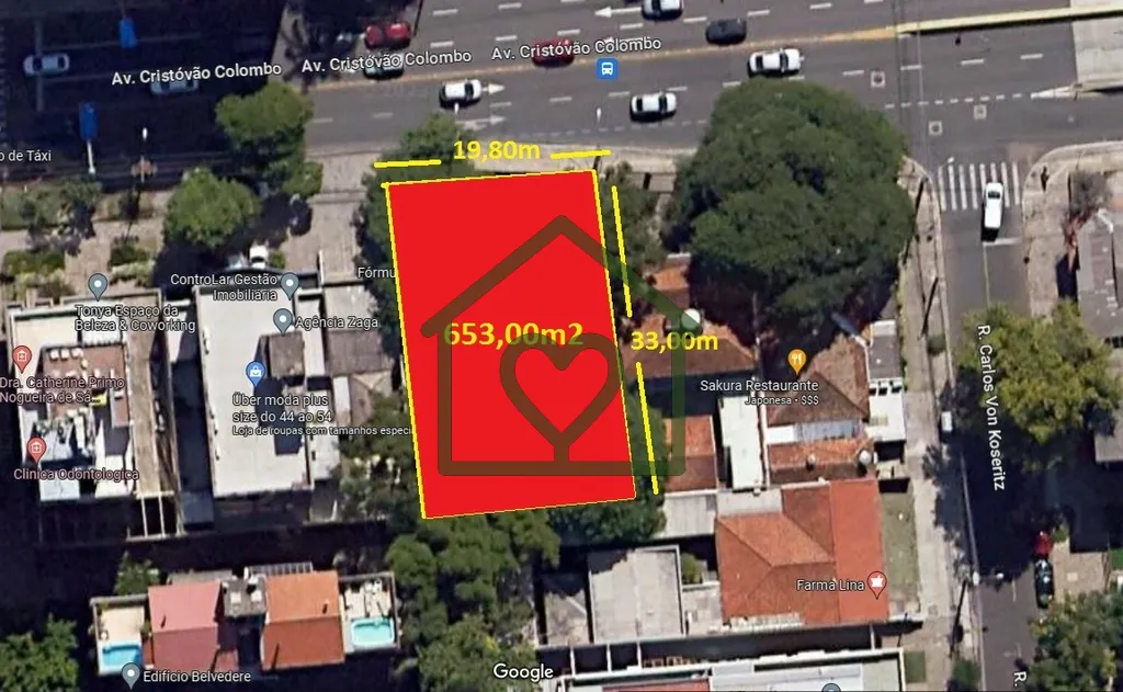 Imagem Oportunidade de negócio na Rua Cristóvão Colombo, próxima à terceira perimetral. Terreno plano ...