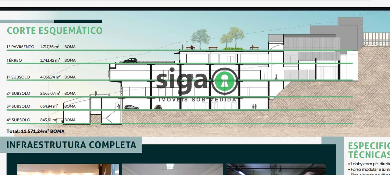 Imagem Imóvel Comercial para venda na zona sul de Sp com 11.572m² de área Total