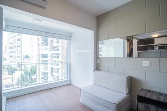 Imagem Studio para locação no Brooklin com 1 suíte, 1 banheiro, 1 vaga, 36m².