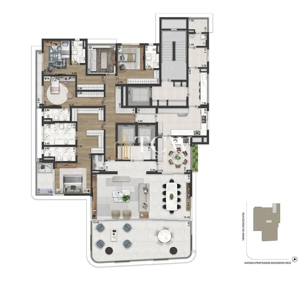 Imagem Apartamento à Venda na Vila Mariana | 4 Suítes | 254 m² | 3 Vagas | São Paulo/SP
