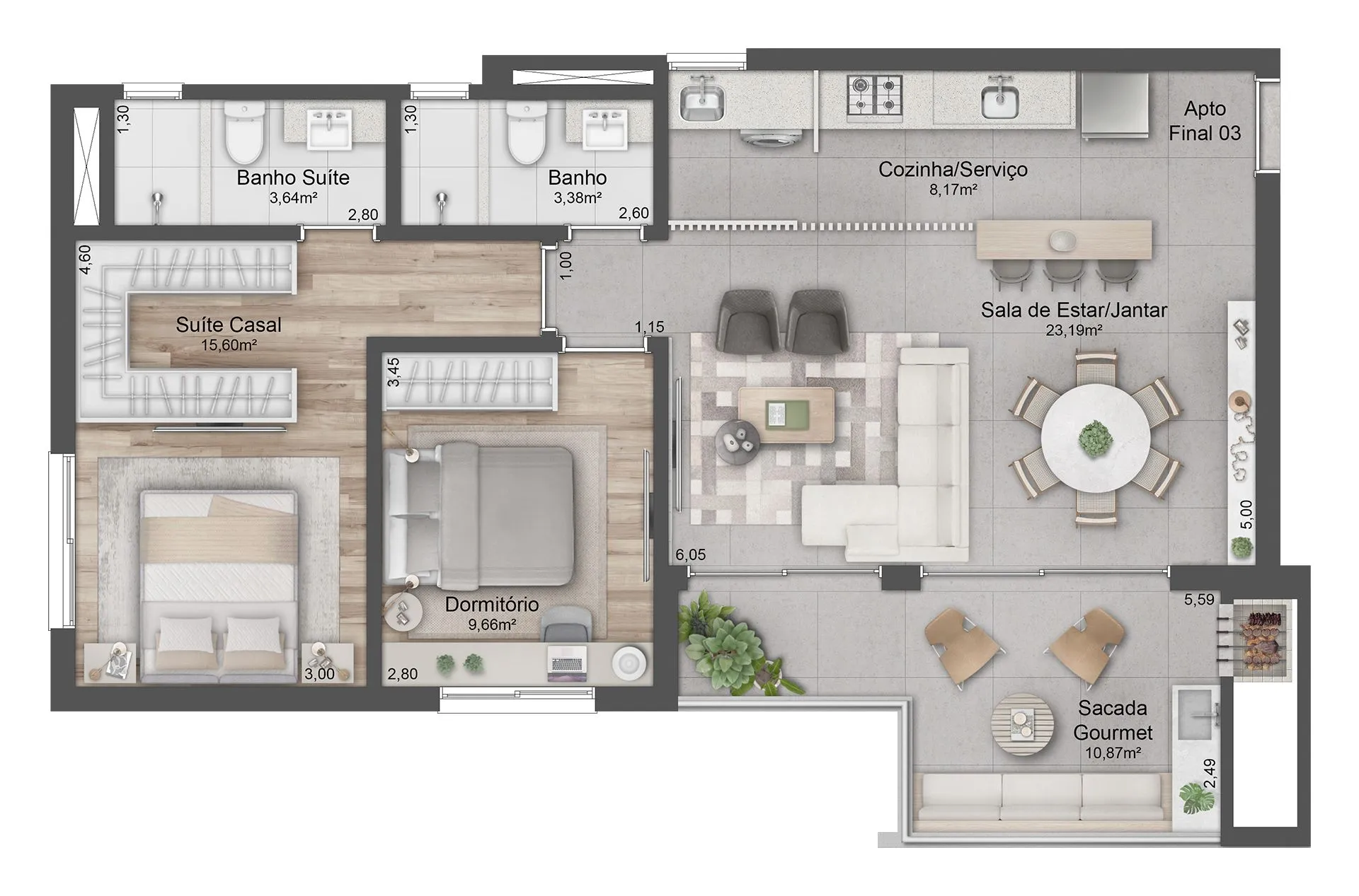 Imagem Apartamento à venda em Caxias do Sul, Madureira, com 2 quartos, 86.79m2