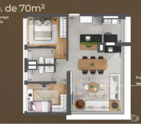 Imagem Apartamento com 3 Quartos à Venda, 70 m² em Perdizes - São Paulo