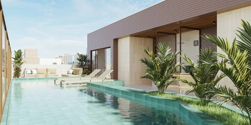 Imagem Flat com 1 dormitório à venda, 29 m² por R$ 305.000 - Intermares - Cabedelo/PB