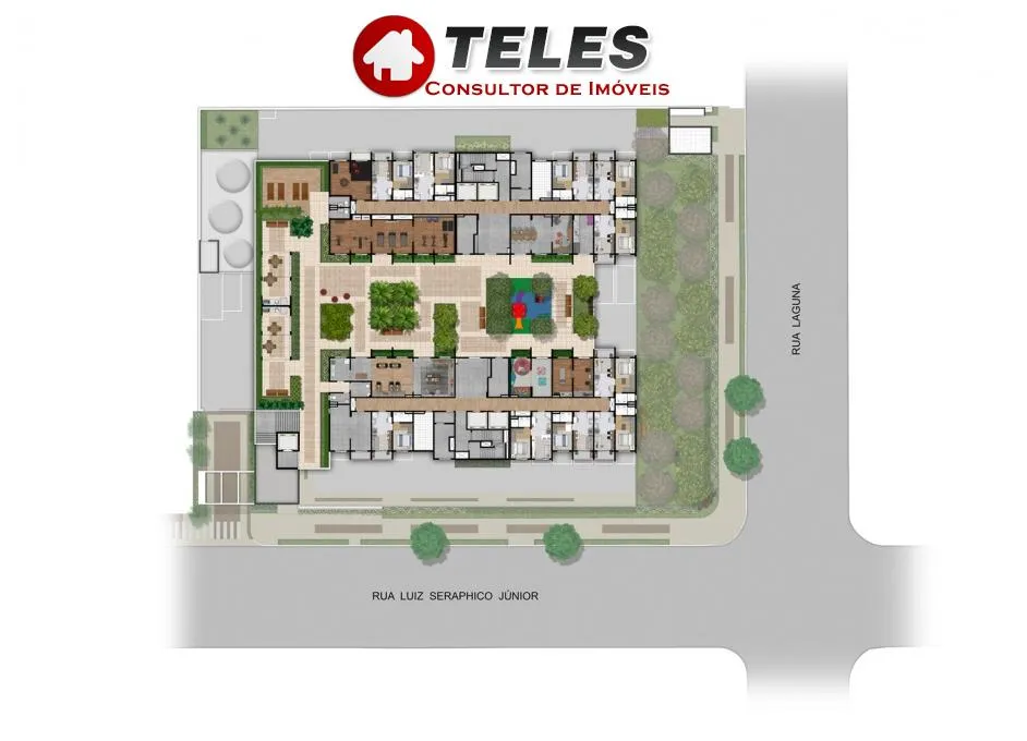 Imagem Residencial Laguna 380 próximo Metrô Granja Julieta.