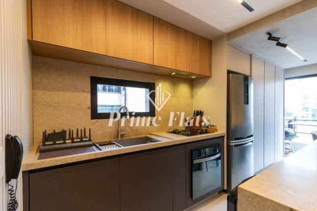Imagem Flat disponível para venda no Place Vendome Flat Service em Moema, com 58m², 2 dormitórios e 1 vaga