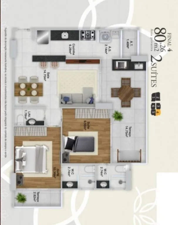 Foto do imóvel Apartamento à Venda em Guilhermina, Praia Grande - SP em Guilhermina, Praia Grande - SP