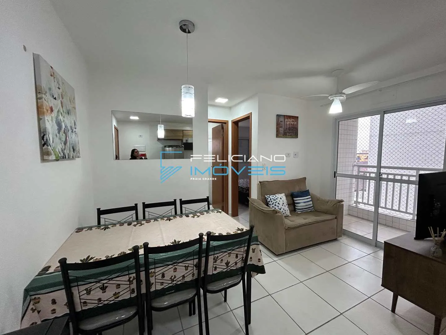 Imagem Apartamento com 2 quartos, Aviação, Praia Grande - R$ 380 mil, Cod: 6149