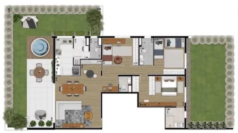 Imagem Apartamento à Venda no Alto de Pinheiros Com 3 Dormitórios e 2 Vagas