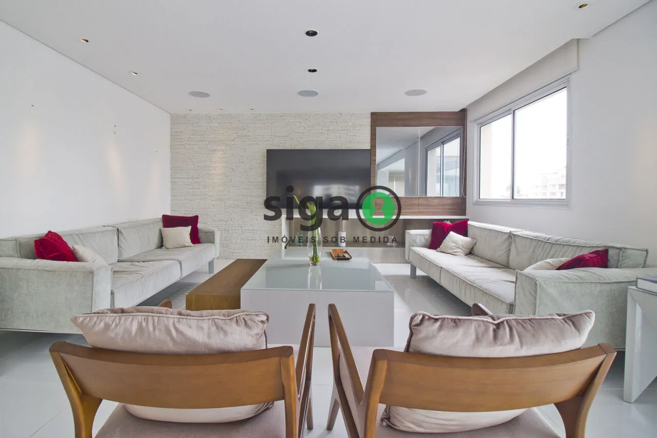 Foto do imóvel partamento De Luxo Mobiliado À Venda No Campo Belo | 442 m² | Andar Alto | 4 Suítes | 6 Vagas | Club