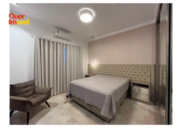 Imagem Luxuosa Casa em Condomínio à Venda em Ribeirão Preto-SP, Jardim Cybelli: 4 Quartos, 4 Suítes, 1 Sala, 5 Banheiros, 4 Vagas, 266,10 m².
