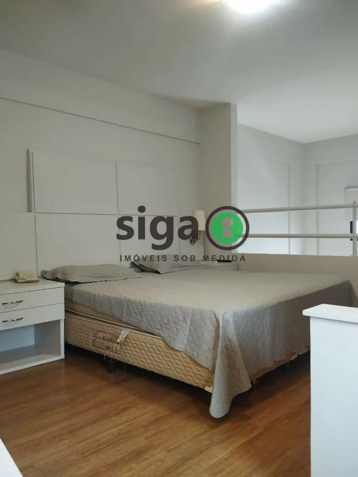 Imagem Apartamento Mobiliado em Moema com 1 Dormitório e 1 Vaga.