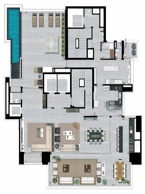 Imagem Edifício Helen Altos do Tatuapé, apartment in São Paulo Brazil, 4 suítes em Tatuapé São Paulo